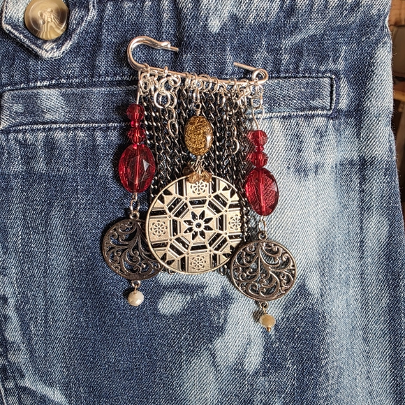 Handmade Brooch Steampunk - Picture 4 of 6